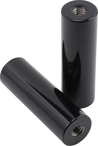LA Choppers - LA Choppers 4in. Straight Risers For Kage Fighter Handlebars - Gloss Black - LA-7335-04RB