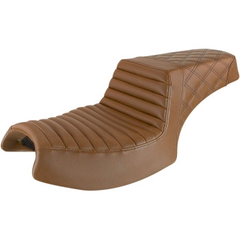 Saddlemen - Saddlemen Step-Up Front TR and Rear LS Seat - Brown - I20-06-176BR