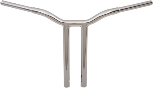 LA Choppers - LA Choppers 1-1/4in. Straight Risers for Welded Kage Fighter T-Bars - Chrome - LA-7337-16