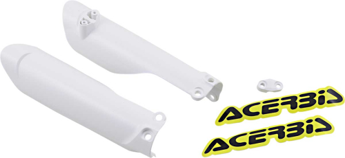 Acerbis - Acerbis Lower Fork Covers - White - 2791510002
