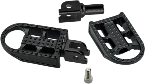 Biltwell Inc. - Biltwell Inc. Mushman Footpegs - Black Electroplated - 7002-201-03