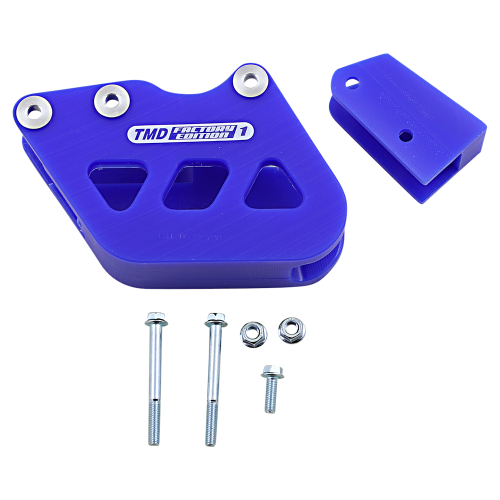 T.M. Designworks - T.M. Designworks Factory Edition 1 Rear Chain Guide - Blue - RCG-SMX-BU