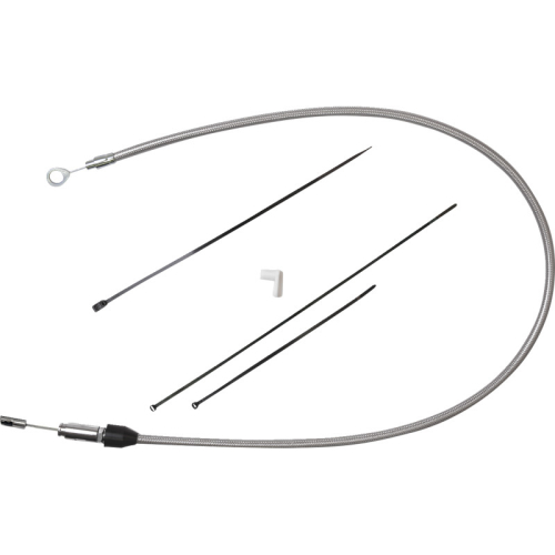 Drag Specialties - Drag Specialties Quick Connect Braided Upper Clutch Cable - 45in. - 0652-2841
