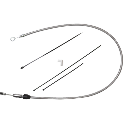 Drag Specialties - Drag Specialties Quick Connect Braided Upper Clutch Cable - 36in. - 0652-2836