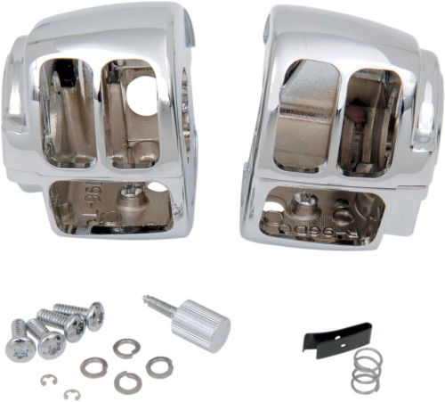 Drag Specialties - Drag Specialties Switch Housing Kit - for Brake/Mechanical Clutch Control Kits - 0616-0141