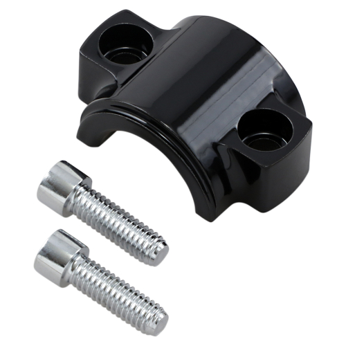 Klock Werks - Klock Werks Lower Fork Leg/Axle Caps - Black - KW16-01-0010-B