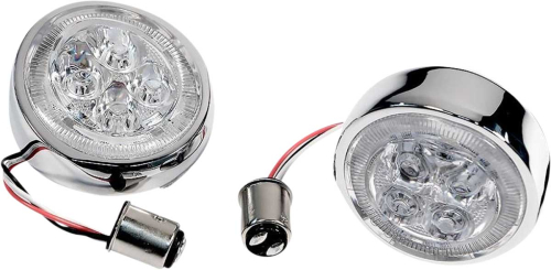 Ciro - Ciro Fang Signal Light Insert - Rear - Chrome - 45401