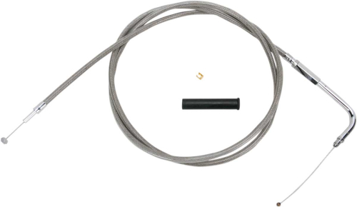 Drag Specialties - Drag Specialties Alternative Length Braided Throttle Cable - 58in. - 5332158