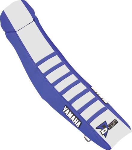 DCOR - DCOR Seat Cover - Blue Sides - White Top with Blue Ribs - 30-50-146