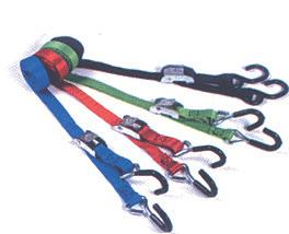 SPI - SPI Tie Downs - 1in. x 5-1/2ft. - Red - 12-140-1