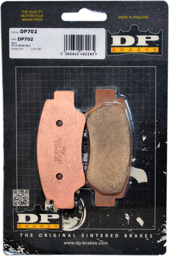 DP Brakes - DP Brakes Standard Sintered Metal Brake Pads - DP702
