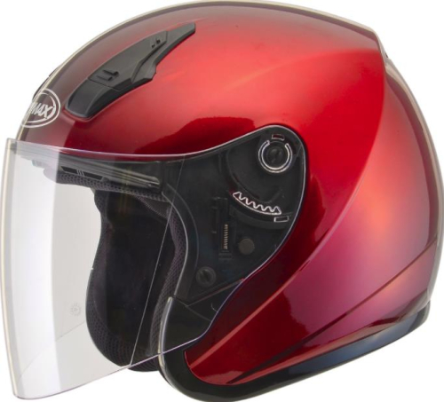 G-Max - G-Max OF17 Solid Helmet - G317104N - Wine Red Metallic - Small