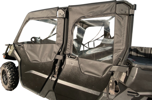 Seizmik - Seizmik Soft Doors - Middle/Rear Windows - Black - 51-20983
