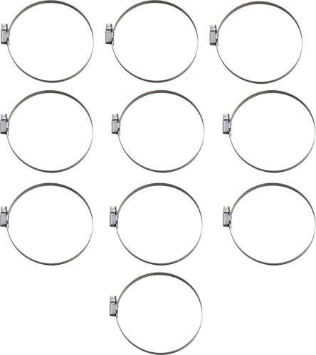 Parts Unlimited - Parts Unlimited Hose Clamp - Embossed -  80-100mm - 2402-0277