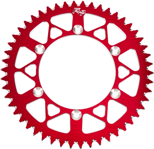 Fire Power - Fire Power Aluminum Rear Sprocket - Red - 49T - 201-49 RED