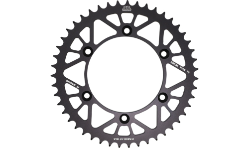 JT Sprockets - JT Sprockets Racelite Aluminum Rear Sprocket - 48T - JTA808.48BLK