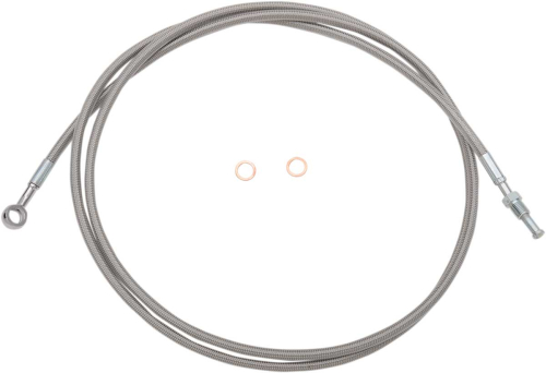 LA Choppers - LA Choppers Stainless Steel Clutch Line Kit - For 15-17in. Ape Hanger - LA-8052C16