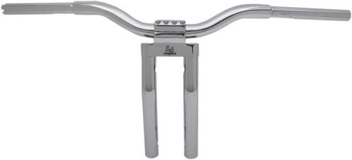 LA Choppers - LA Choppers 1-1/4in. Kage Fighter Pullback Heights T-Bar - 12in. Rise - Chrome - LA-7336-12