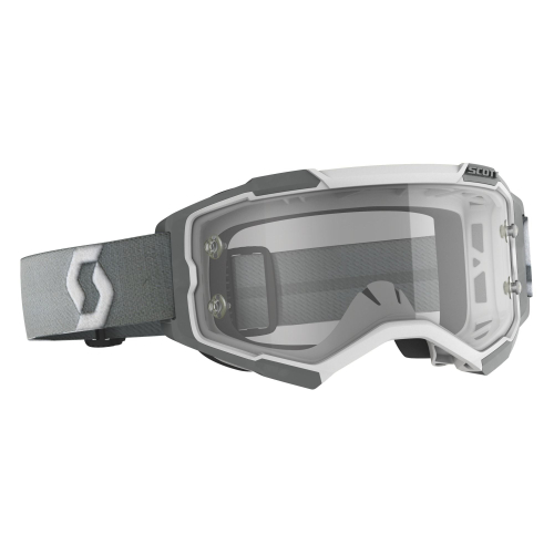 Scott USA - Scott USA Fury Goggles - 274514-7702113 - Black/White/Clear Lens - OSFM