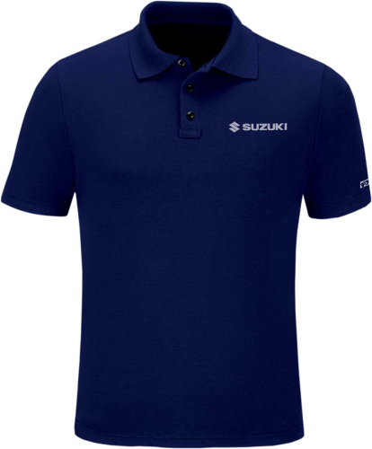 Factory Effex - Factory Effex Suzuki Polo Shirt - 25-85406 - Navy - X-Large