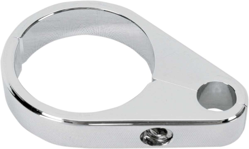 Drag Specialties - Drag Specialties Chrome Die-Cast Cable Guide - Clutch Cable Clamp 1 1/2in. - 0502-0004