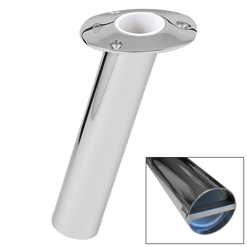 Lee's Tackle - Lee's 15&deg; Stainless Steel Bar Pin Rod Holder - 2" O.D.
