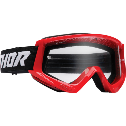 Thor - Thor Combat Racer Goggles - 2601-2704 - Red/Black - OSFM