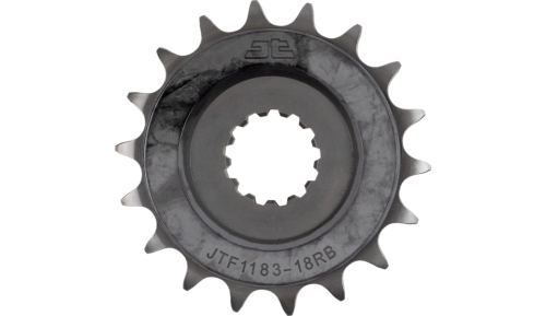 JT Sprockets - JT Sprockets Rubber Cushioned Steel Front Sprocket - 18 Teeth - JTF1183.18RB