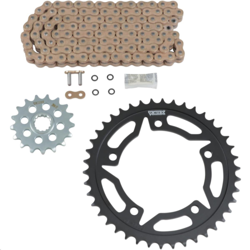 Vortex - Vortex WSS Warranty Chain and Sprocket Kit - Gold - CKG6415