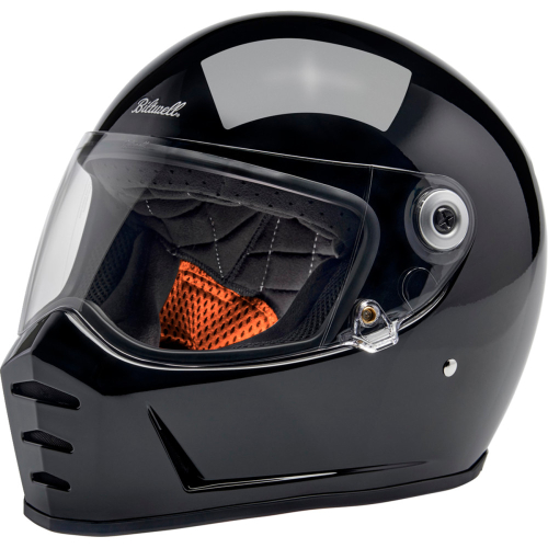 Biltwell Inc. - Biltwell Inc. Lane Splitter Solid Helmet - 1004-101-501 - Gloss Black - X-Small