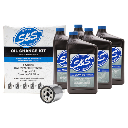 S&S Cycle - S&S Cycle Oil Change Kit - 162233