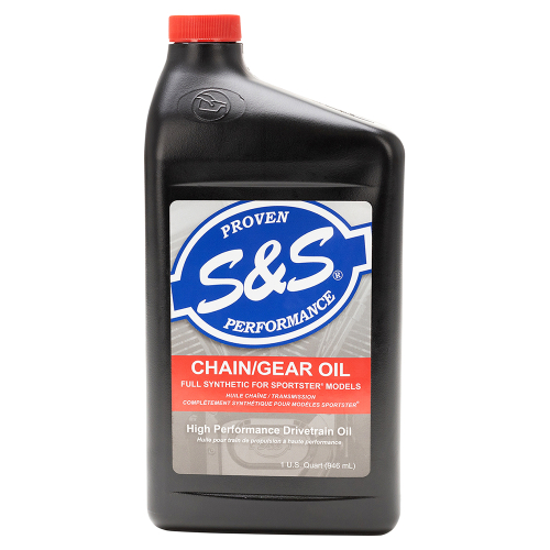 S&S Cycle - S&S Cycle High Performance Full Synthetic Sportster Chain/Gear Oil - 1 Qt. - 153763