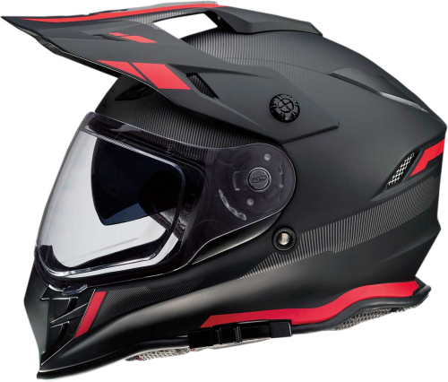 Z1R - Z1R Range Dual Sport Helmet - 0140-0014 - Black/Red - Small