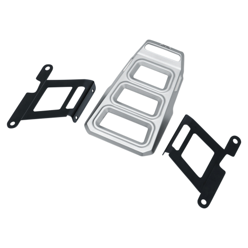 Kuryakyn - Kuryakyn Dillinger Luggage Rack - Silver - 6664
