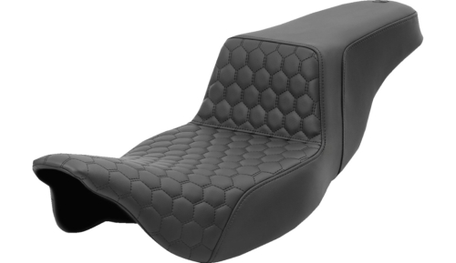 Saddlemen - Saddlemen Step-Up Seat - Honeycomb - Extended Reach - 808-07B-178