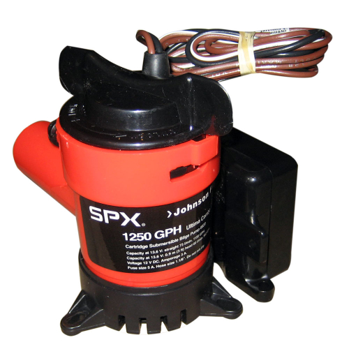 Johnson Pump - Johnson Pump 1250 GPH Ultima Combo Pump 1-1/8" Hose 12V