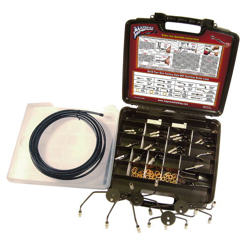 Magnum - Magnum Build Your Own Brake Line Master Builder Kit - Black - 499002