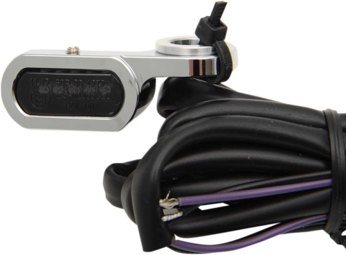 Drag Specialties - Drag Specialties LED Handlebar Marker Lights - Chrome/Smoke Lens - 2040-2129
