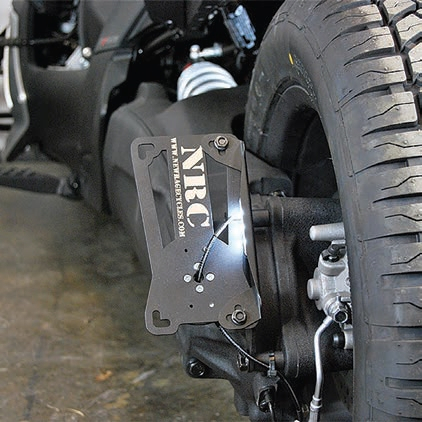 New Rage Cycles - New Rage Cycles Side Mount License Plate Frame - DV4-SIDE