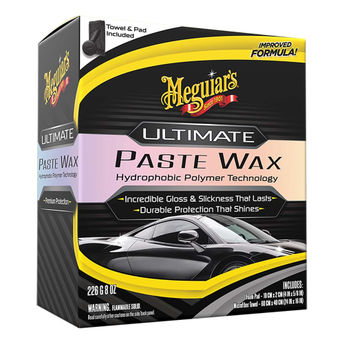 Meguiar's - Meguiar's Ultimate Paste Wax - Long-Lasting, Easy to Use Synthetic Wax - 8oz