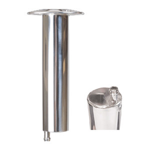 Lee's Tackle - Lee's Rod Holder Medium - 0&deg; - Stainless Steel