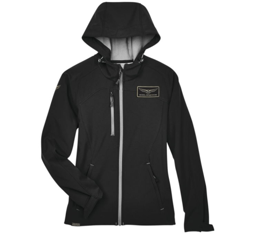 Factory Effex - Factory Effex Gold Wing Softshell Womens Jacket - 25-85832 - Black - Large