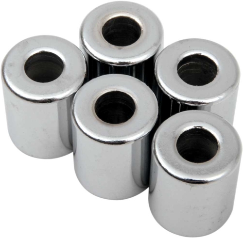Drag Specialties - Drag Specialties Chrome Steel Spacers - 1/4in. x 3/4in. - MPB505