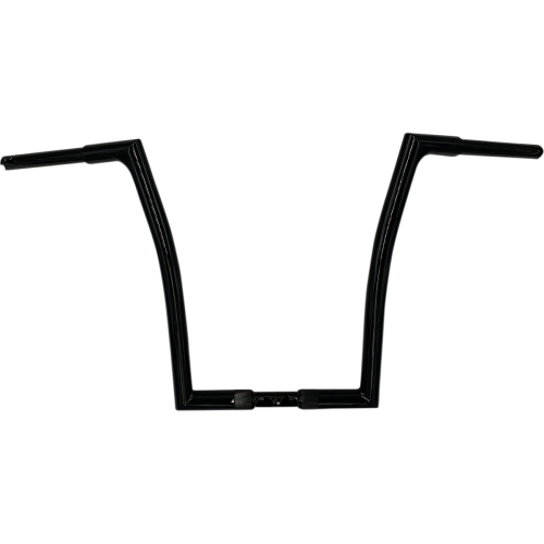 Fat Baggers, Inc. - Fat Baggers, Inc. 1-1/4in. EZ Install Flat Top Handlebars - Gloss Black - 706016-B