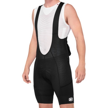 100% - 100% Revenant Bib Liner Shorts - 40047-00002 - Black - Large
