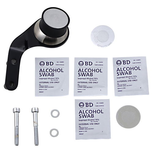 Klock Werks - Klock Werks iOmounts Device Mount - Left Hand - Black - KWD-06-0388