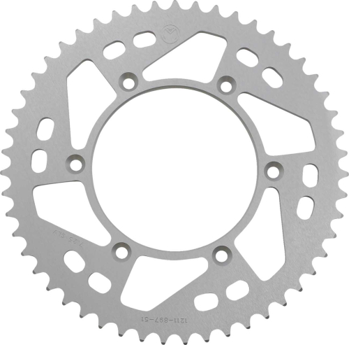 Moose Racing - Moose Racing Aluminum Rear Sprocket - 51T - 1211-897-51-11