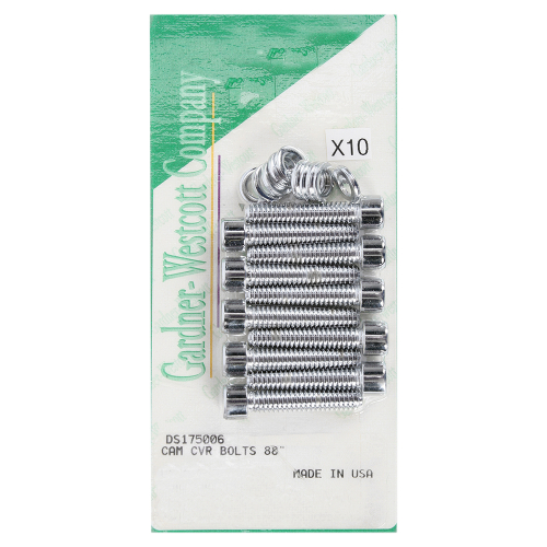 Gardner-Westcott - Gardner-Westcott Cam Cover Chrome Steel Socket-Head Bolt Kit - P-10-18-06