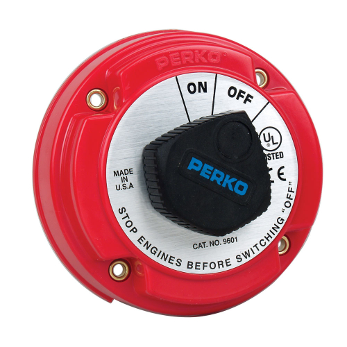 Perko - Perko Medium Duty Battery Disconnect Shut Off/On - 250 Amp Continuous, 12-32VDC