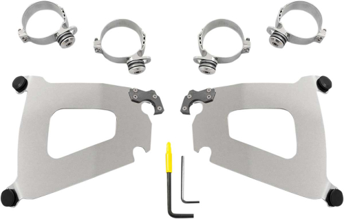 Memphis Shades - Memphis Shades Trigger-Lock Mount Kit for Bullet Fairing - Polished - MEK2011